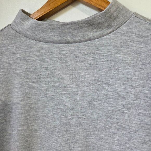 EUC LOFT LIGHT GREY MOCK NECK SOFT LONGSLEEVES TOP SIZE M - Picture 10 of 14